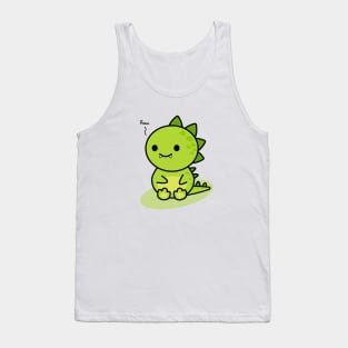 Chibi green dragon Tank Top